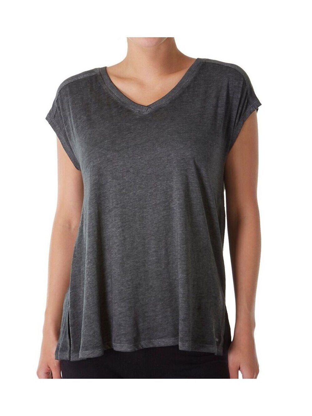 Calvin Klein Womens Performance Gathered-Back Top Size S